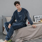 Flannel Pyjama Sets Winter Couple Sleepwear - NoirPyjamas